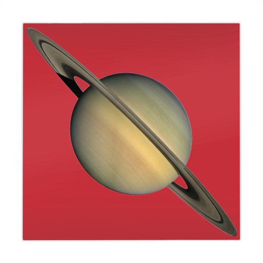 Discover Saturn Print Cool Space Mahjong Mats