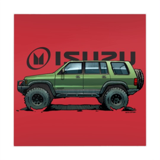 Discover 2nd Gen Isuzu Trooper - Green Mahjong Mats