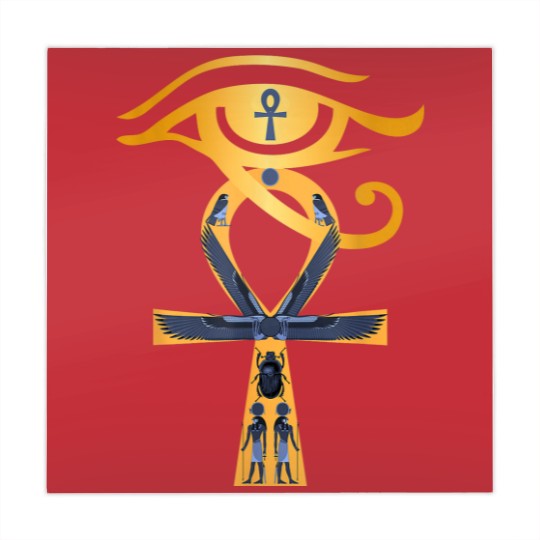 Discover Ancient Egypt God Eye of Horus Ankh Egyptian Symbol Mahjong Mats