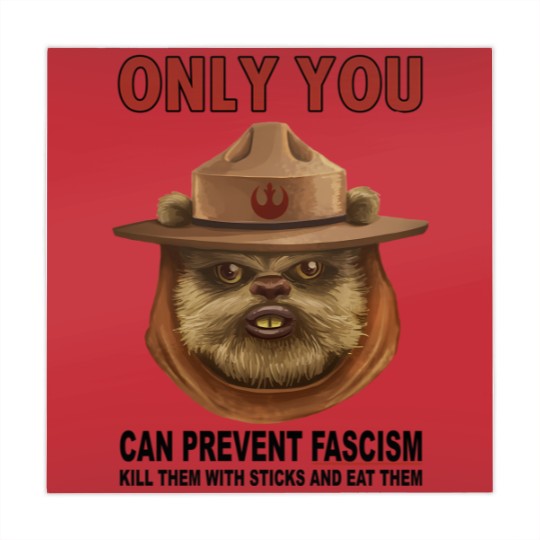 Discover only your can prevent fascism ewok Mahjong Mats