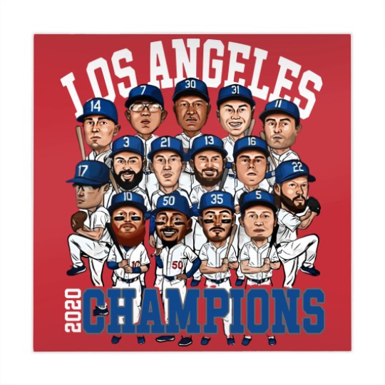 Discover Los Angeles Los Angeles champions 2020 forDodgers fans Mahjong Mats
