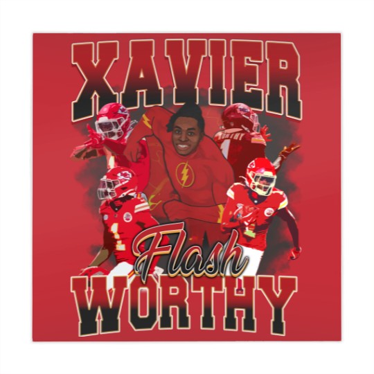 Discover Xavier Worthy Flash Vintage Style Y2K Football Mahjong Mats Mahjong Mats