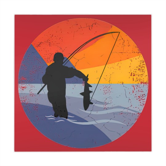 Discover Fishing fishing rod FISHING FISHERMAN lake fishing Mahjong Mats