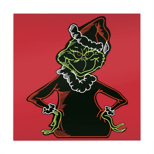 Discover Neon funny character - funny character Stole Christmas - Mahjong Mats
