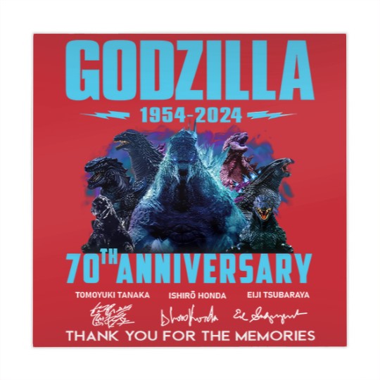 Discover God zilla 1954-2024 70th Anniversary Thank You Mahjong Mats, God zilla Mahjong Mats