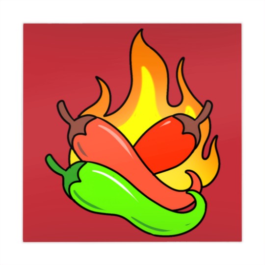 Discover hot peppers Mahjong Mats