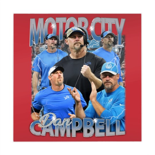 Discover Vintage 90s Graphic Style Motorcity Dan Mahjong Mats, Dan Campbell Mahjong Mats, Vintage Oversized Sport Mahjong Mats