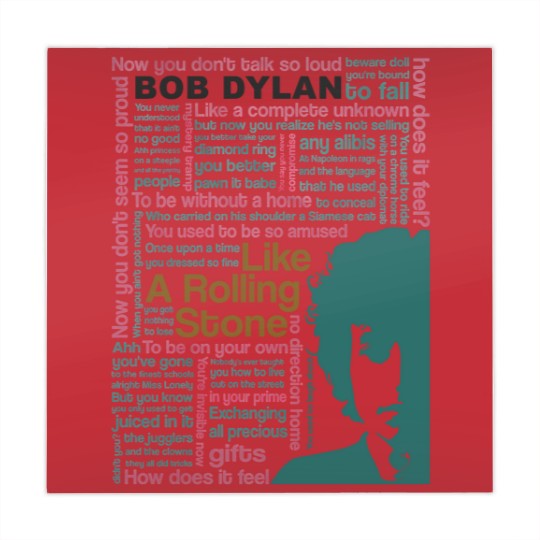 Discover Bob Dylan Like A Rolling Stone Mahjong Mats