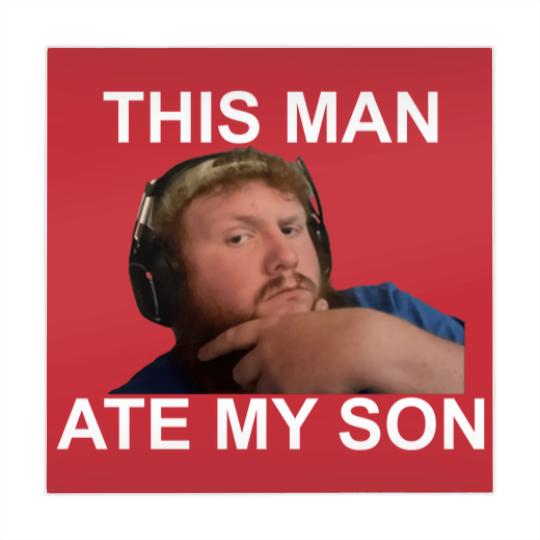 Discover Caseoh This man ate my son funny meme Mahjong Mats
