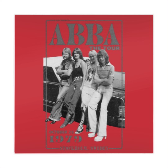 Discover A.b.b.a The Tour Mahjong Mats, A.b.b.a Mahjong Mats Vintage, Retro A.b.b.a 1979 Tour Mahjong Mats, Gift For Fan Mahjong Mats, Vintage Abaa Tour Mahjong Mats