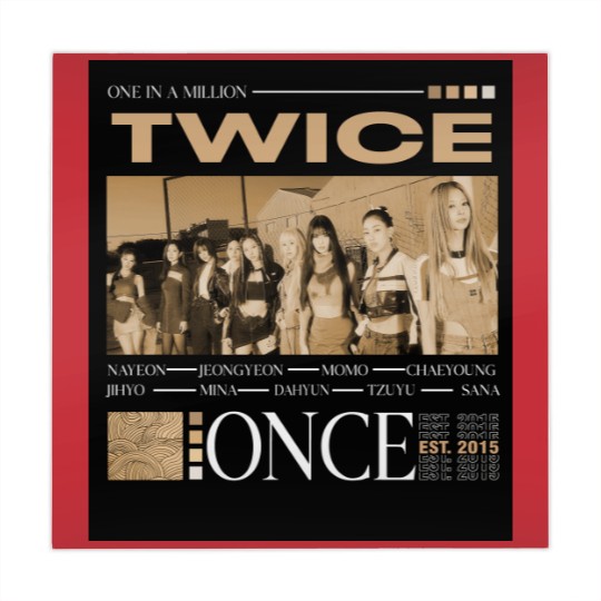 Discover Vintage Twice Mahjong Mats, Twice Unisex Kpop Mahjong Mats