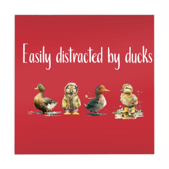 Discover Easily Distracted By Ducks Farmer Ducklings Cute Funny Duckling Quote Mahjong Mats