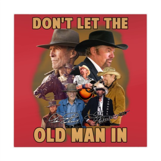 Discover Toby Keith Don't Let The Old Man In Signatures Mahjong Mats Gift For Fans