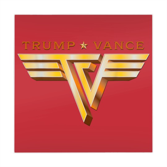 Discover Trump Vance TV Rocker Gold Logo Vintage Trump Vance 2024 Mahjong Mats