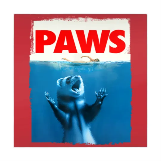 Discover Paws Ferret Funny Ferret Lover Mahjong Mats