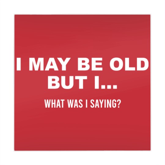 Discover Mens I May Be Old But What I Was Saying Mahjong Mats Funny Retirement gifts for grandpa Mahjong Mats
