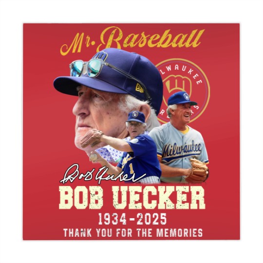 Discover Bob Uecker Mr. Baseball 1934-2025 Thank You - Bob Uecker Mr Baseball 1934 2025 - Mahjong Mats