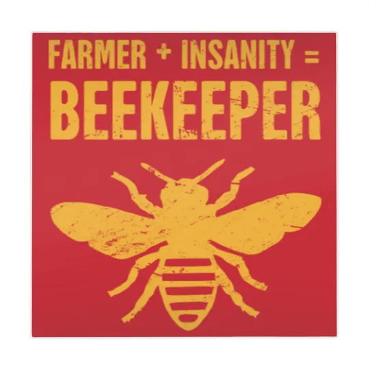 Discover Funny Bee Keeper Design Mahjong Mats