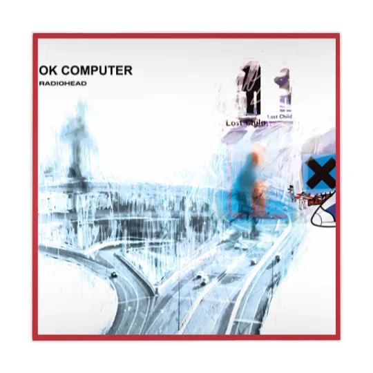 Discover Radiohead Ok Computer Band Mahjong Mats, Music Lovers Mahjong Mats