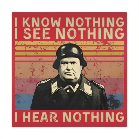 Discover Hogan's Heros I Know Nothing I See Nothing I Hear Nothing Vintage Mahjong Mats