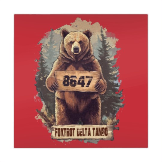Discover FDT Resist Bear Mahjong Mats, Foxtrot Delta Tango anti Trump Mahjong Mats, National Parks