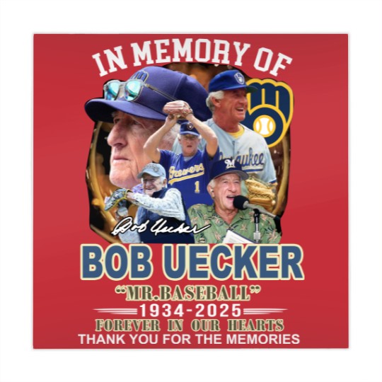 Discover Mr. Baseball In Memory Of Bob Uecker Forever In Our Hearts 1934-2025 Mahjong Mats