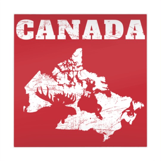 Discover Canada Map Moose - Canada Map - Mahjong Mats