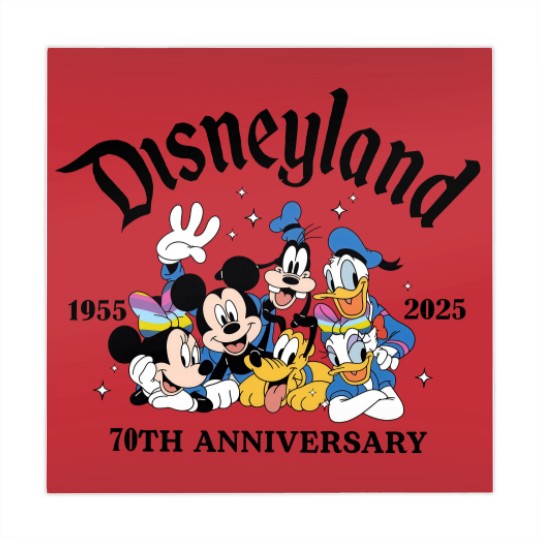 Discover Disneyyland 70th Anniversary Mahjong Mats, Castle Platinum Celebration 1955-2025 Mahjong Mats