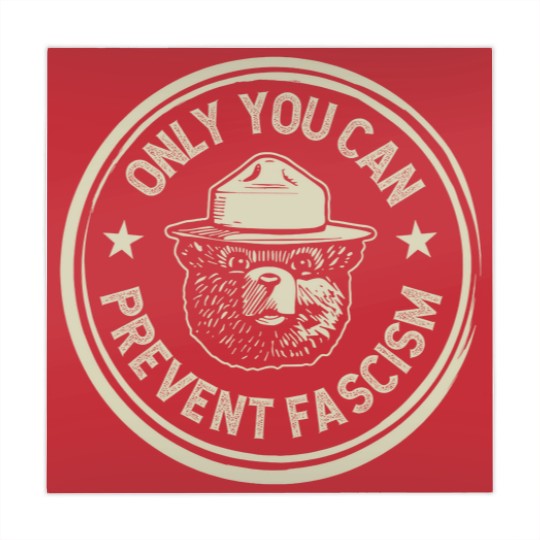 Discover Vintage Smokey The Resist Bear Only You Can Prevent Fascism Unisex Mahjong Mats