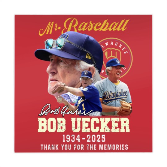 Discover Bob Uecker Baseball 1934-2025 Thank You T- Mahjong Mats