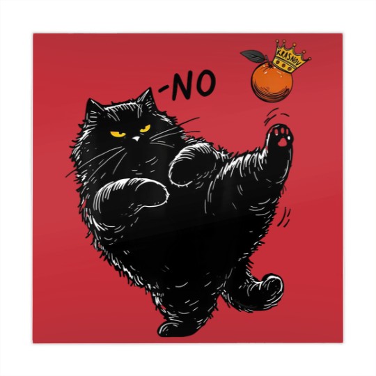Discover No Kings in America Black Cat Mahjong Mats, No Kings Mahjong Mats, Funny Political Meme Mahjong Mats