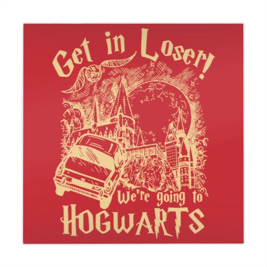 Discover Get In Loser We're Going To Hogwarts Mahjong Mats