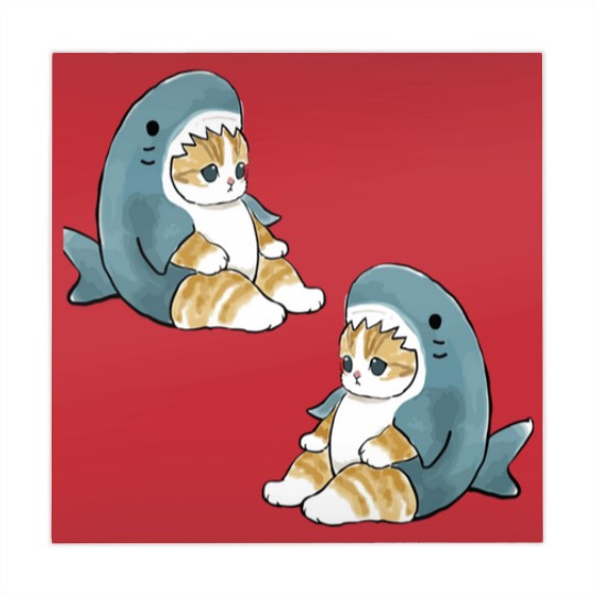 Discover mofu sand 004-2cute cat kitty meeeeow SHARK Mahjong Mats