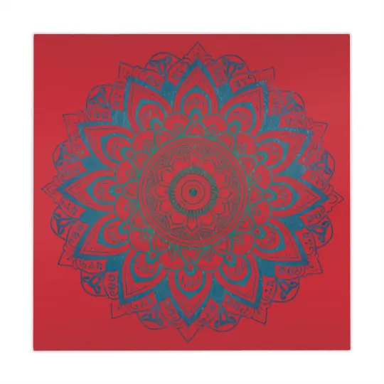 Discover Subtle Anti Trump Fascist FDT Mandala Political Mahjong Mats