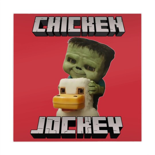 Discover Chicken Jockey Minecraft Movie Mahjong Mats, Minecraft Movie Mahjong Mats