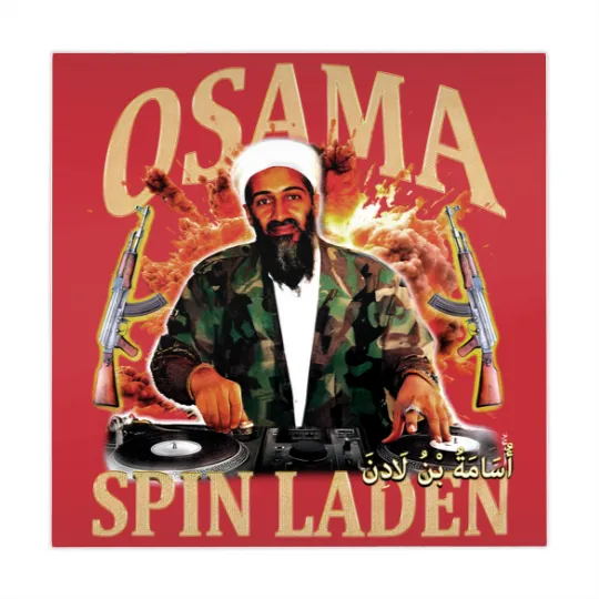 Discover Osama Spin Laden 90s style vintage raptee Mahjong Mats