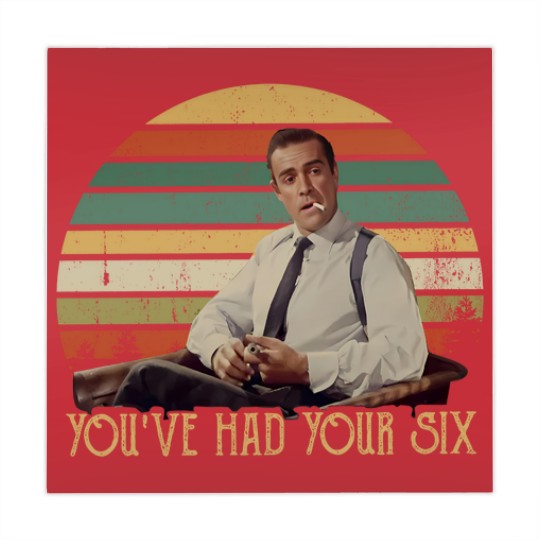 Discover You've Had Your Six Vintage Mahjong Mats Mahjong Mats Dr No, James Bond Mahjong Mats For Fans