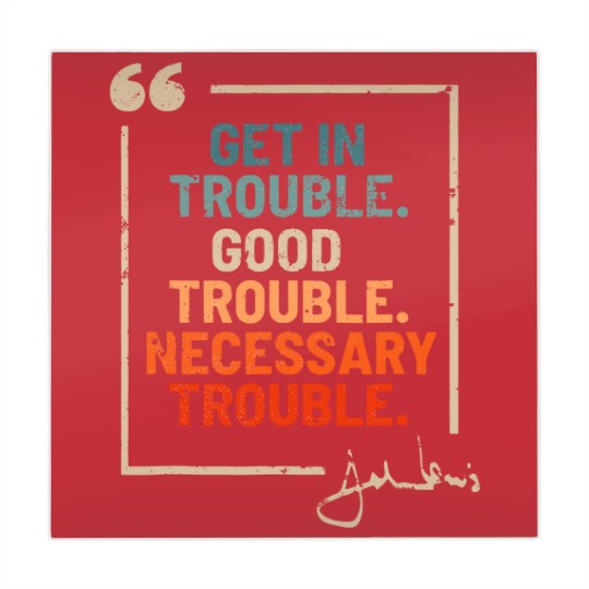 Discover Get in Good Necessary Trouble John Lewis Mahjong Mats