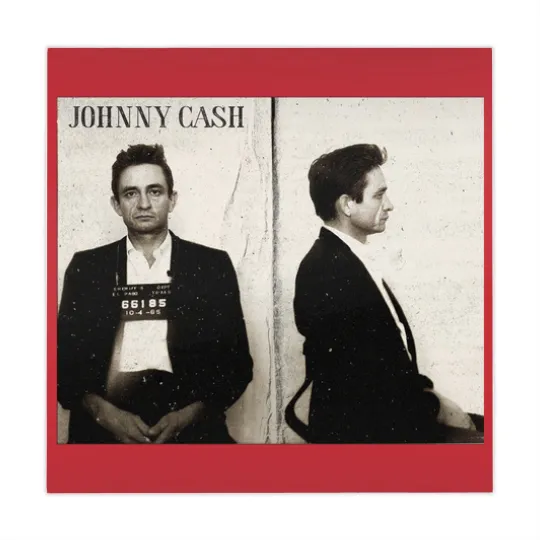 Discover Johnny Cash Mugshot Country Rock Mahjong Mats. Johnny Cash