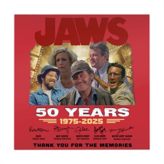 Discover Jaws 1975 Movie Anniversary Mahjong Mats, Jaws 50th Years Anniversary Mahjong Mats