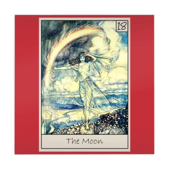 Discover Tarot - The Moon - Tarot - Mahjong Mats