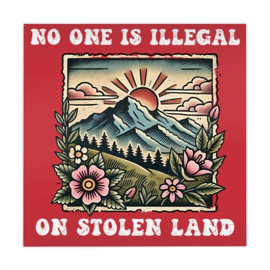 Discover No One Is Illegal On Stolen Land Mahjong Mats, Support Immigrants Mahjong Mats