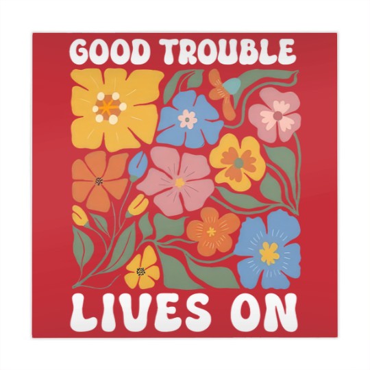 Discover Floral Good Trouble Lives On Mahjong Mats, Resistance Mahjong Mats, John Lewis Mahjong Mats