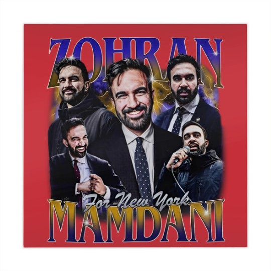Discover Zohran For New York City Bootleg 90s Vintage Mahjong Mats