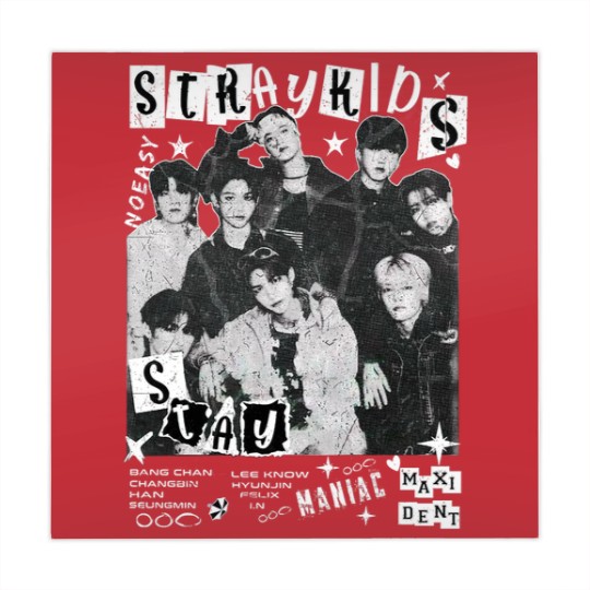 Discover Vintage Stray Kids World Tour 2025 Comfort Color Mahjong Mats Maniac Kpop Concert Fan Made 2025 Mahjong Mats