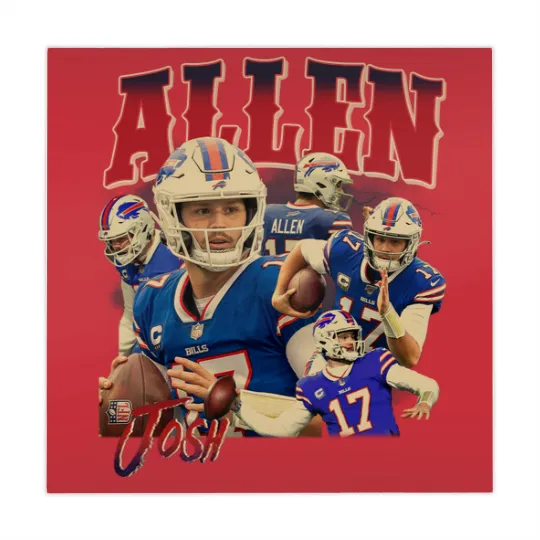 Discover Josh Allen Mahjong Mats, American Football MVP Player