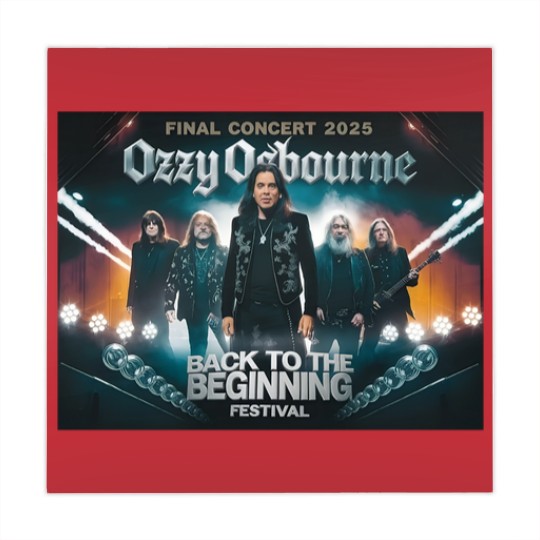 Discover Ozzy Osbourne Black Sabbath Final Concert 2025 Mahjong Mats