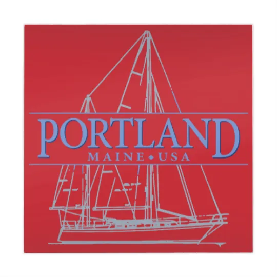 Discover Portland Maine Sailing Mahjong Mats