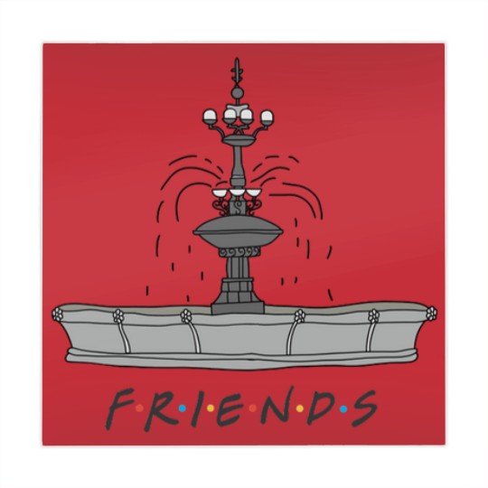 Discover Friends Fountain - Friends - Mahjong Mats