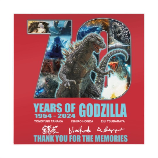 Discover HOT!god zilla 1954 – 2024 70th Anniversary Thank You Mahjong Mats